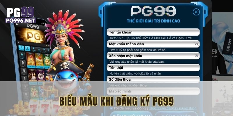 Biểu mẫu chính để hội viên điền thông tin